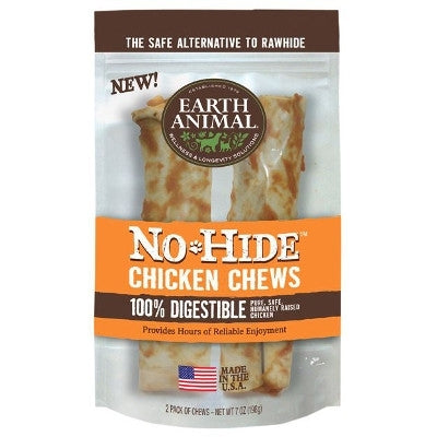 Earth Animal No-Hide chicken chews, 7 inch 2 pack